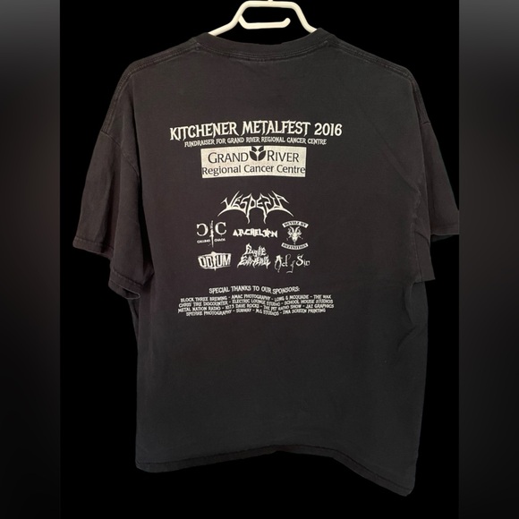 Black, XL Kitchener Metal Fest 2016 T-shirt - Picture 2 of 2